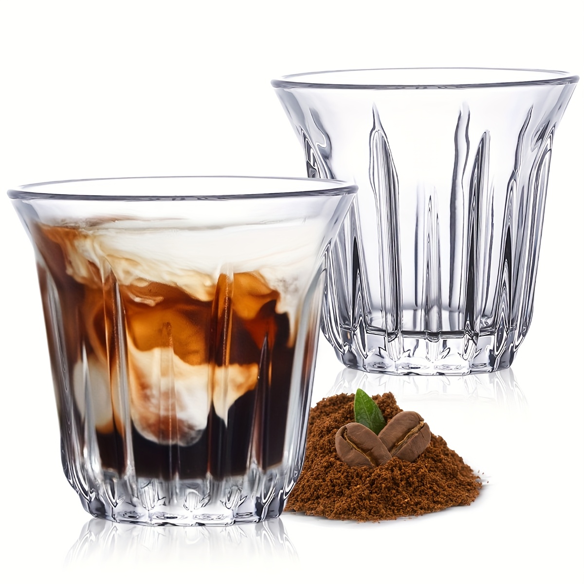 Tech Accessories For Office - 2 Paket Cangkir Espresso, Cangkir Kaca