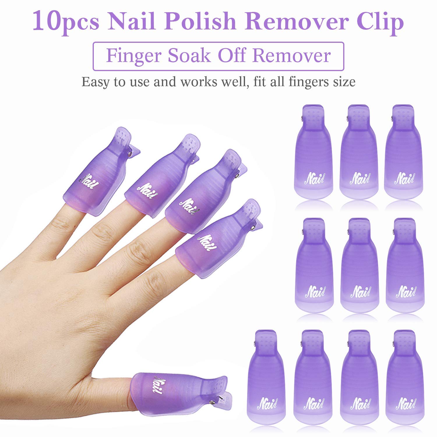 Nail Tech Accessories - LULAA 10 Buah/16 Buah Klip Tutup