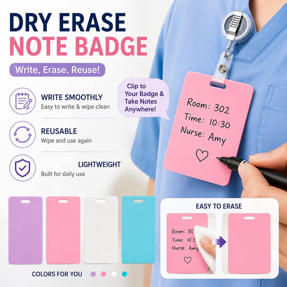 Tech Accessories For Office - Kartu Catatan Portabel Dapat Dihapus, Kartu