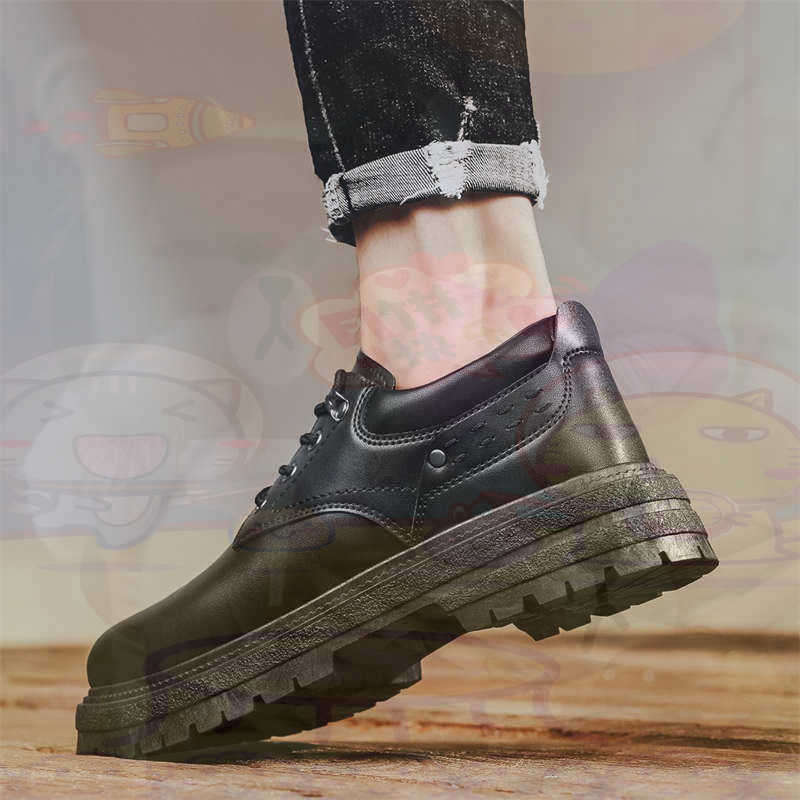 Tech Accessories Luxury - Sepatu Pria Tenis Pelatih Fashion Kulit