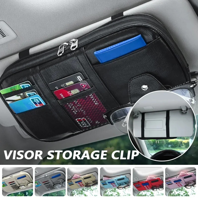 Tech Accessories For Car - Organizer Pelindung Matahari Mobil Multi-saku dengan