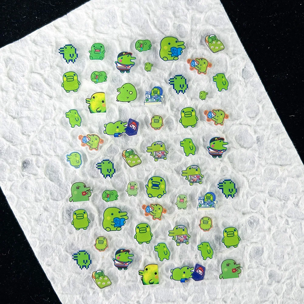 Nail Tech Accessories - Stiker Hewan Peliharaan Elektronik Evolusi Permainan