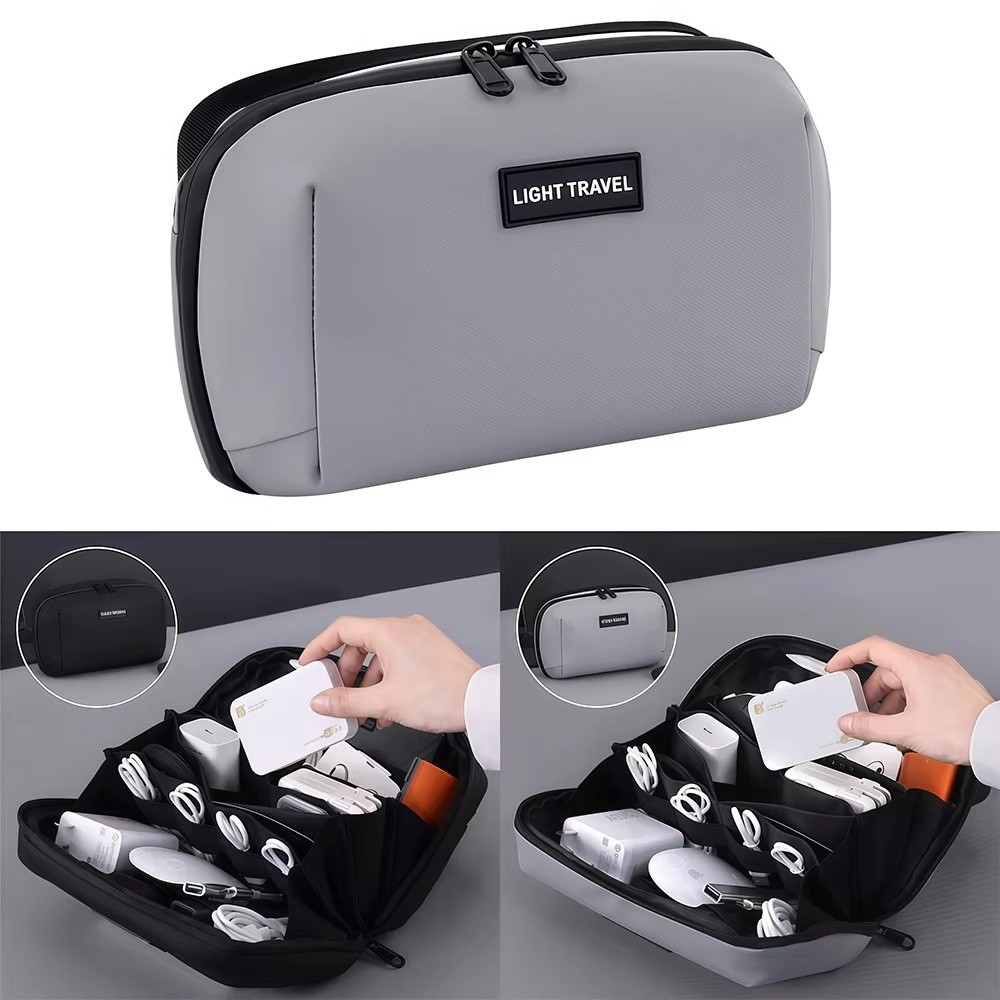 Tech Accessories Travel Bag - Tas Penyimpanan Kabel Data Portabel, Kantong