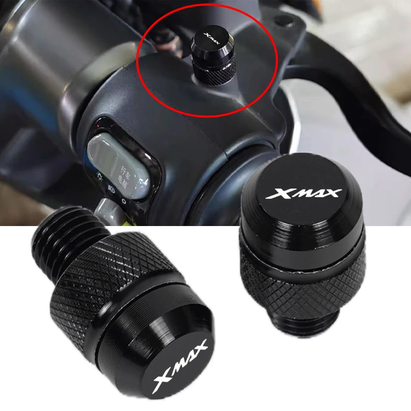 Xmax Tech Max Accessories - Sekrup Penutup Lubang Spion CNC Motor