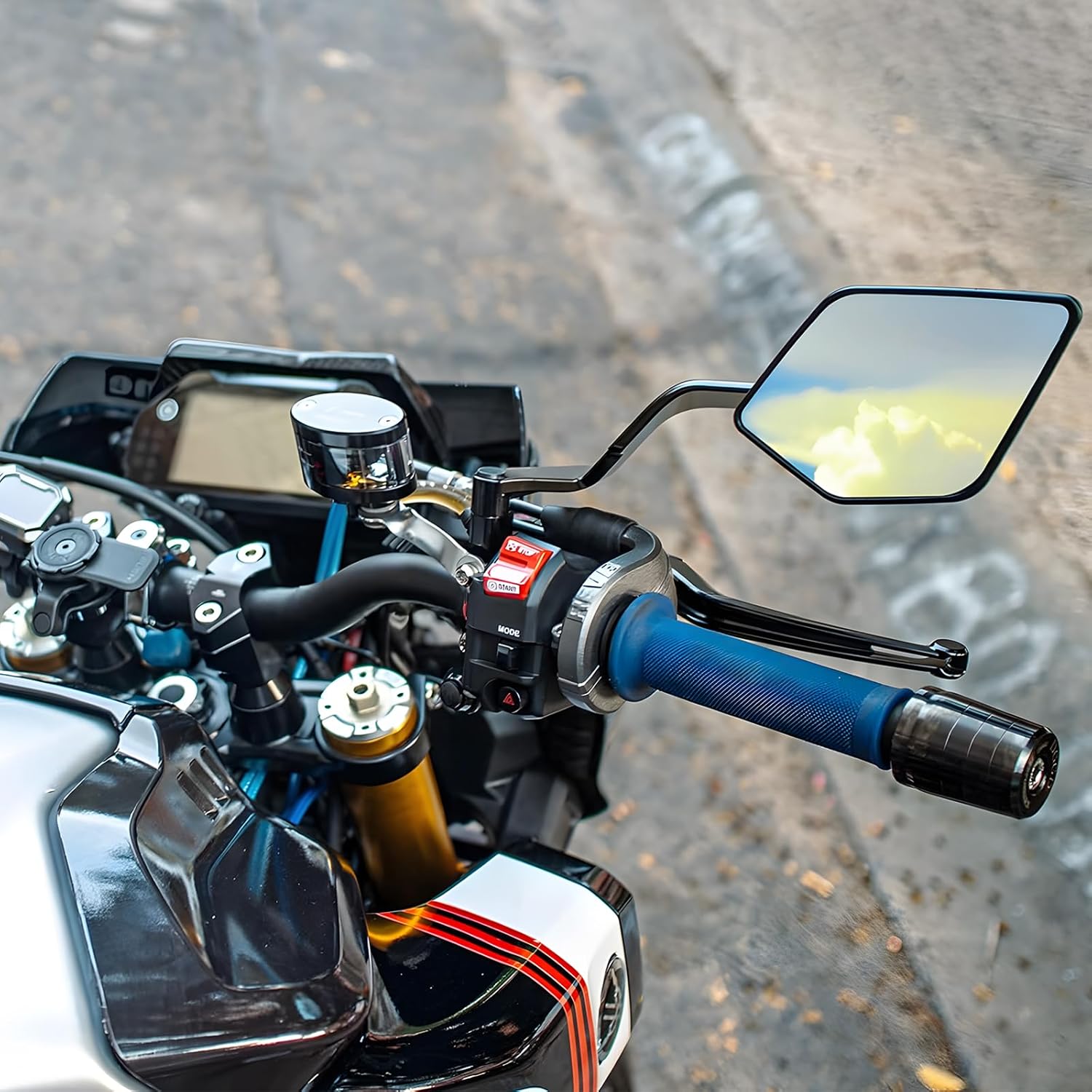 Xmax Tech Max Accessories - Kaca Spion Motor Stealth Max, Kit