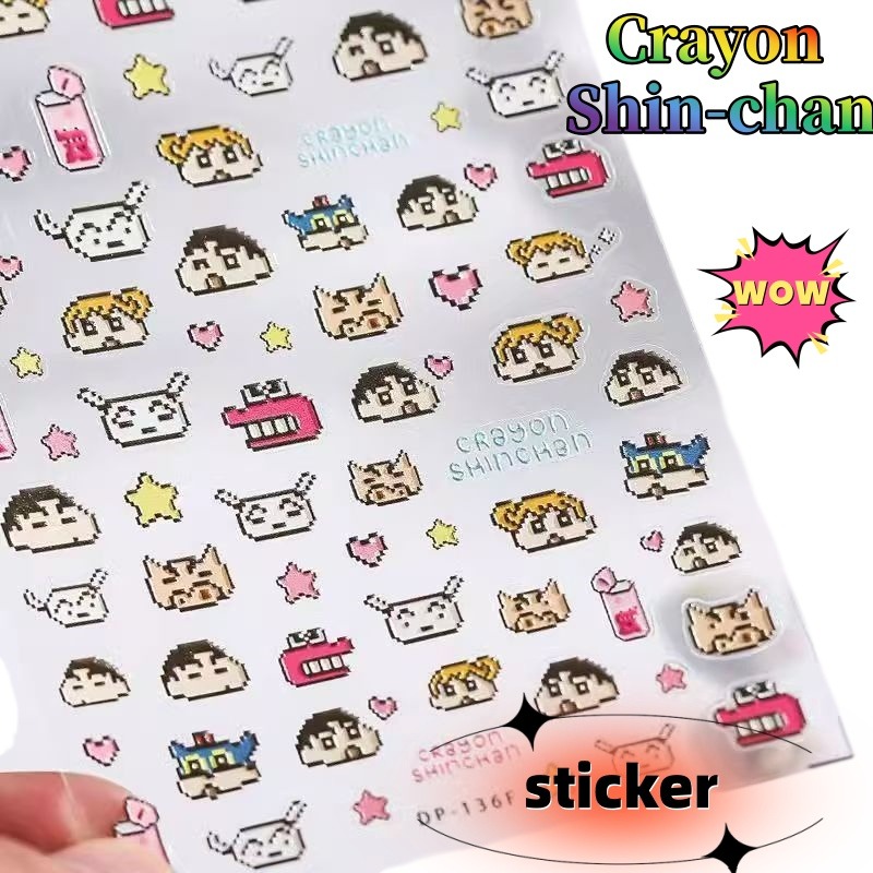 Nail Tech Accessories - Crayon Shin-chan Kertas Kreatif Guka Notebook