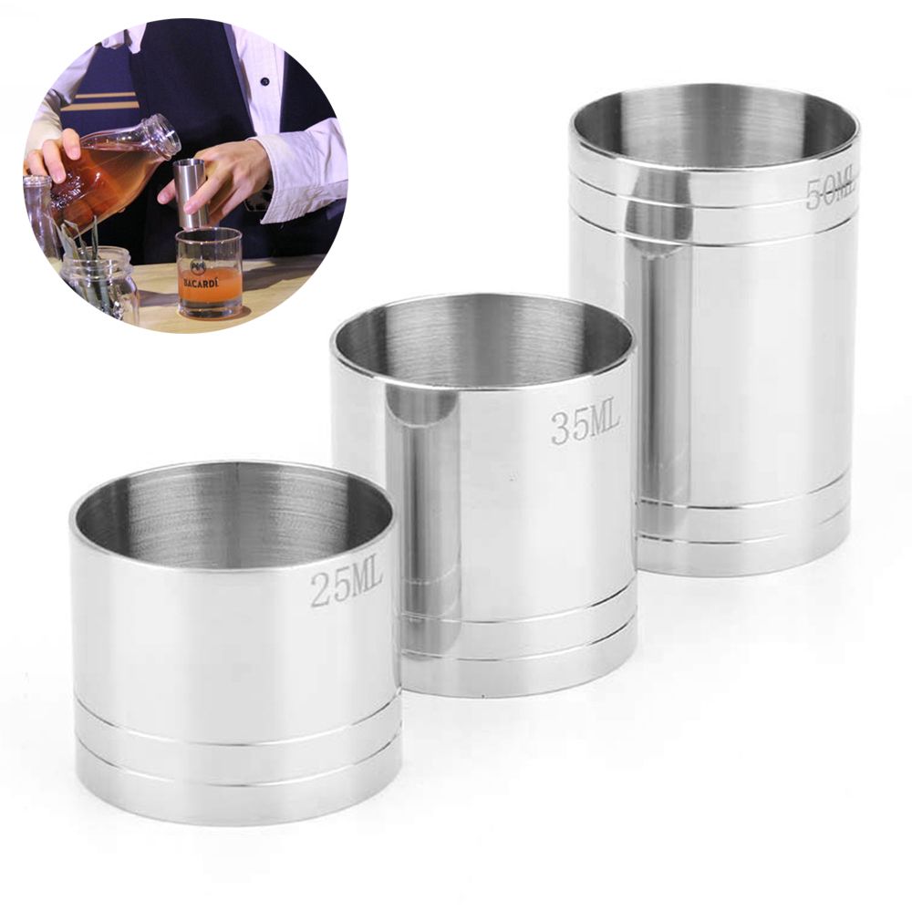 Tech Accessories And Gadgets - 25/35/50ml cangkir ukur, Aksesoris Bar peralatan