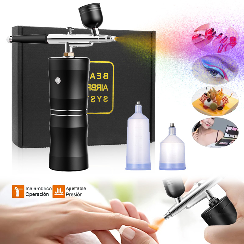 Nail Tech Accessories - Kit Kompresor Udara Mini Semprotan Oksigen
