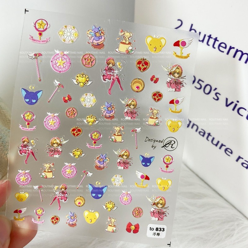 Stiker Kuku Sailor Moon Tsukin - Nail Tech Accessories ulasan dan harga