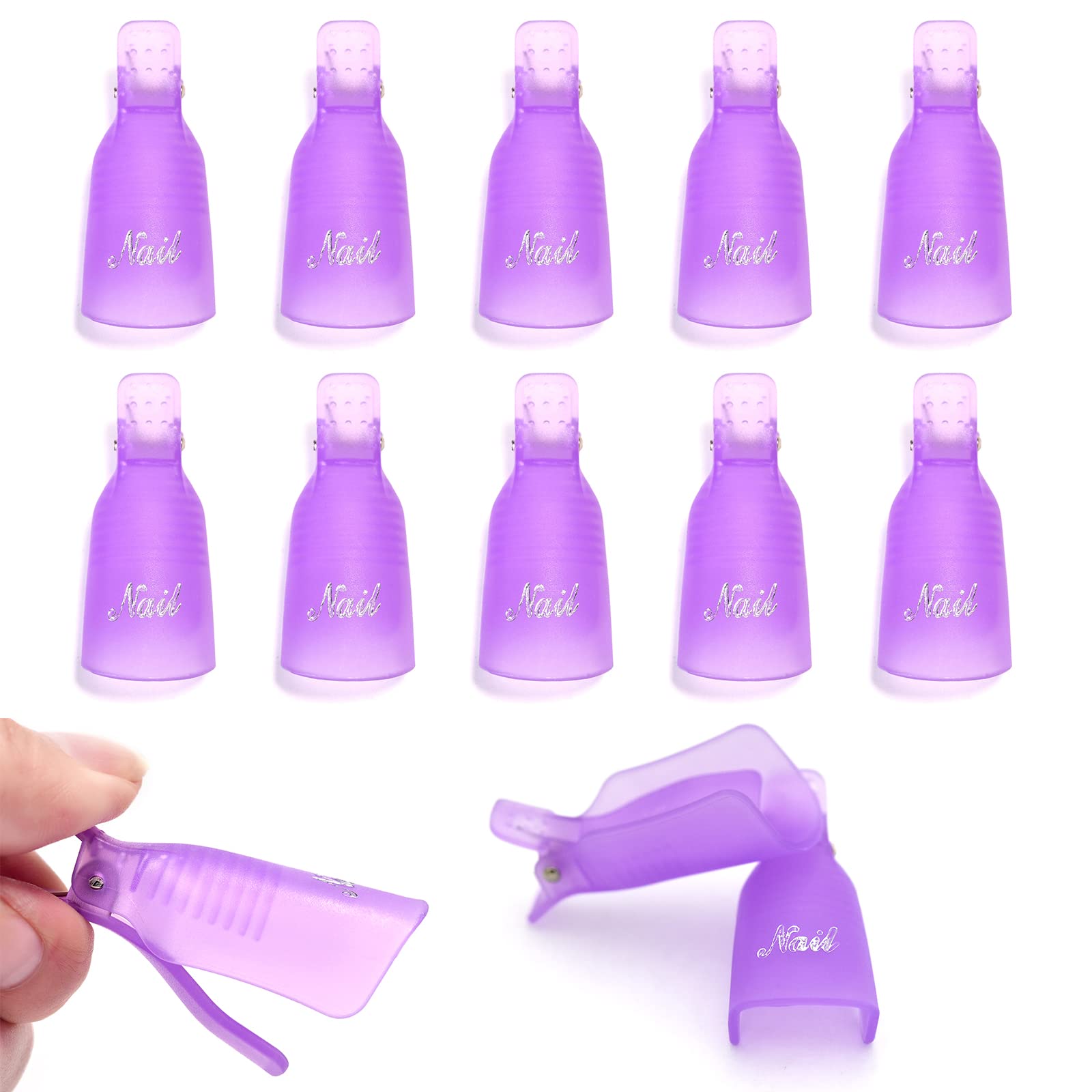 LULAA 10 Buah/16 Buah Klip Tut - Nail Tech Accessories ulasan dan harga