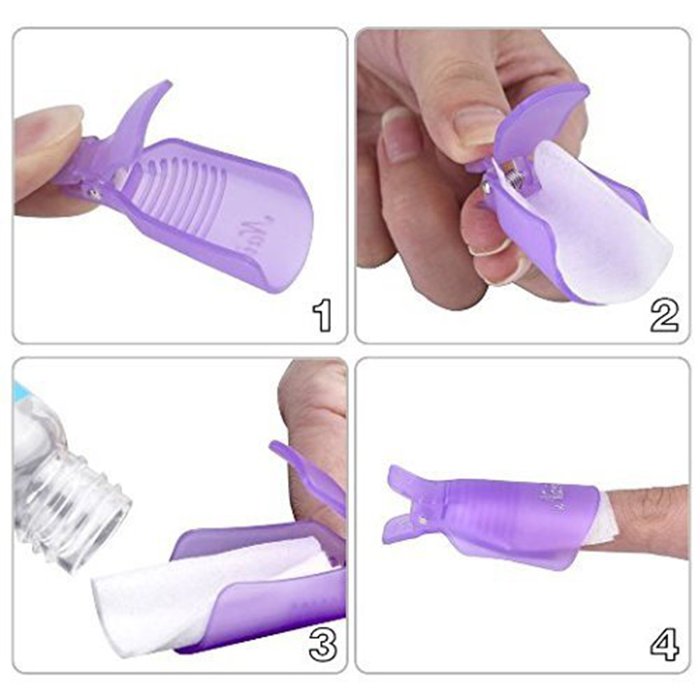 LULAA 10 Buah/16 Buah Klip Tut - Nail Tech Accessories ulasan dan harga
