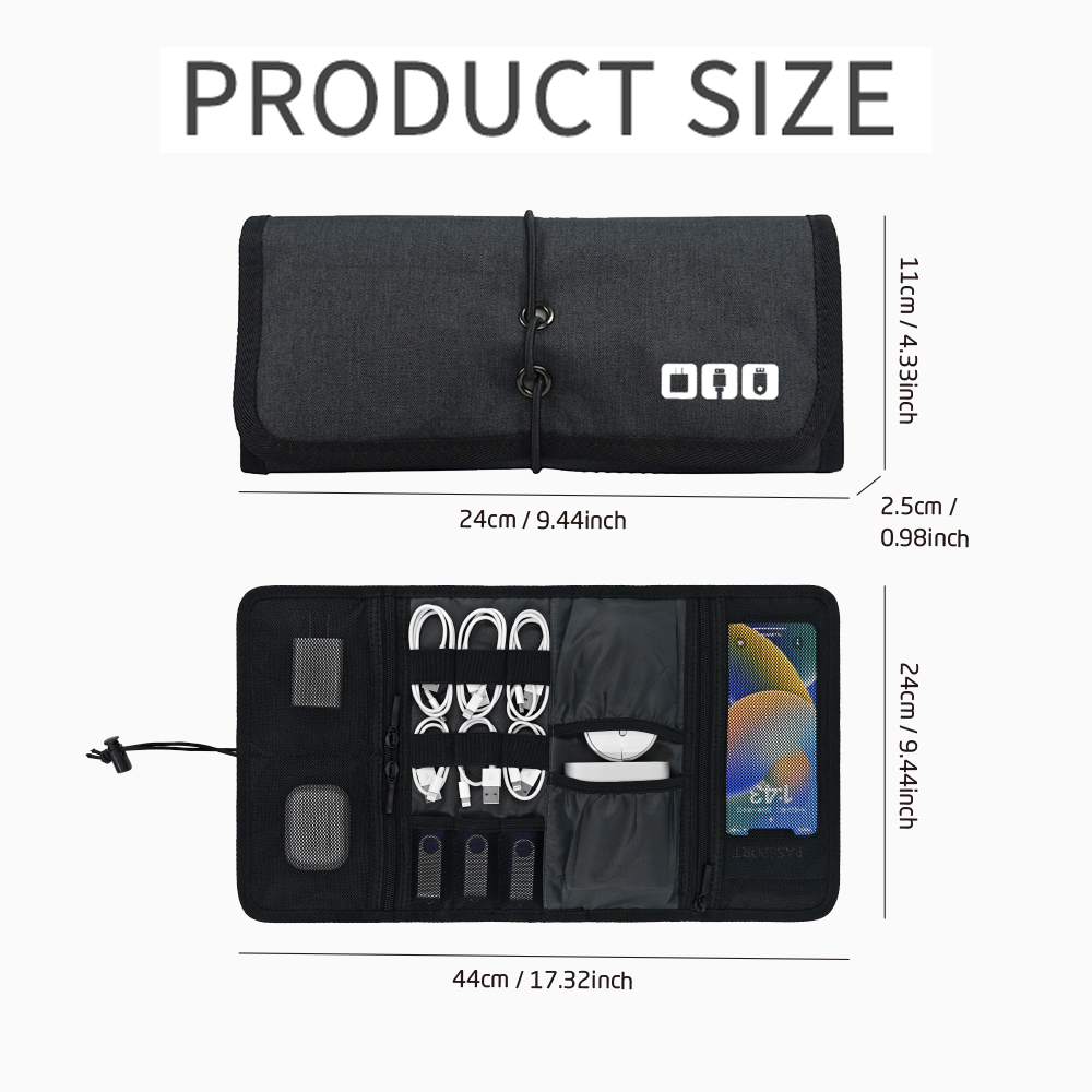 Tas Organizer Teknologi Tempat - Tech Accessories Travel Bag ulasan dan harga