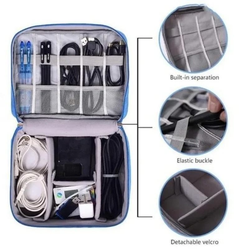 Tas Organizer Elektronik untuk - Tech Accessories Travel Bag ulasan dan harga