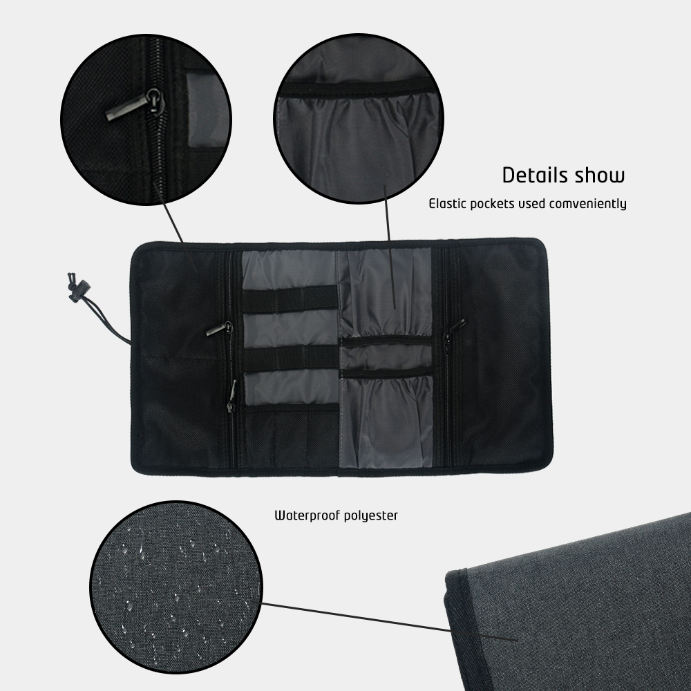 Travel Cable Storage Bag，Elect - Tech Accessories Travel Bag ulasan dan harga