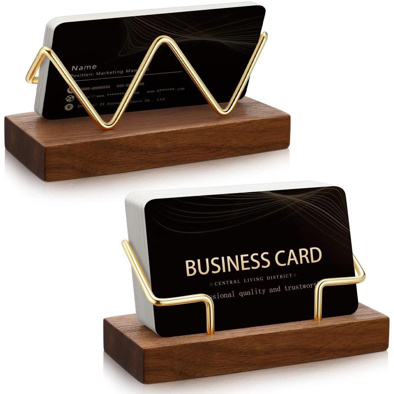【A8】Tempat Kartu Nama Kayu, Or - Tech Accessories For Office ulasan dan harga