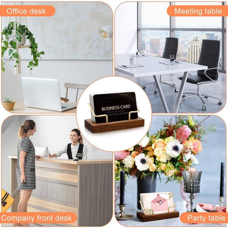 【A8】Tempat Kartu Nama Kayu, Or - Tech Accessories For Office ulasan dan harga