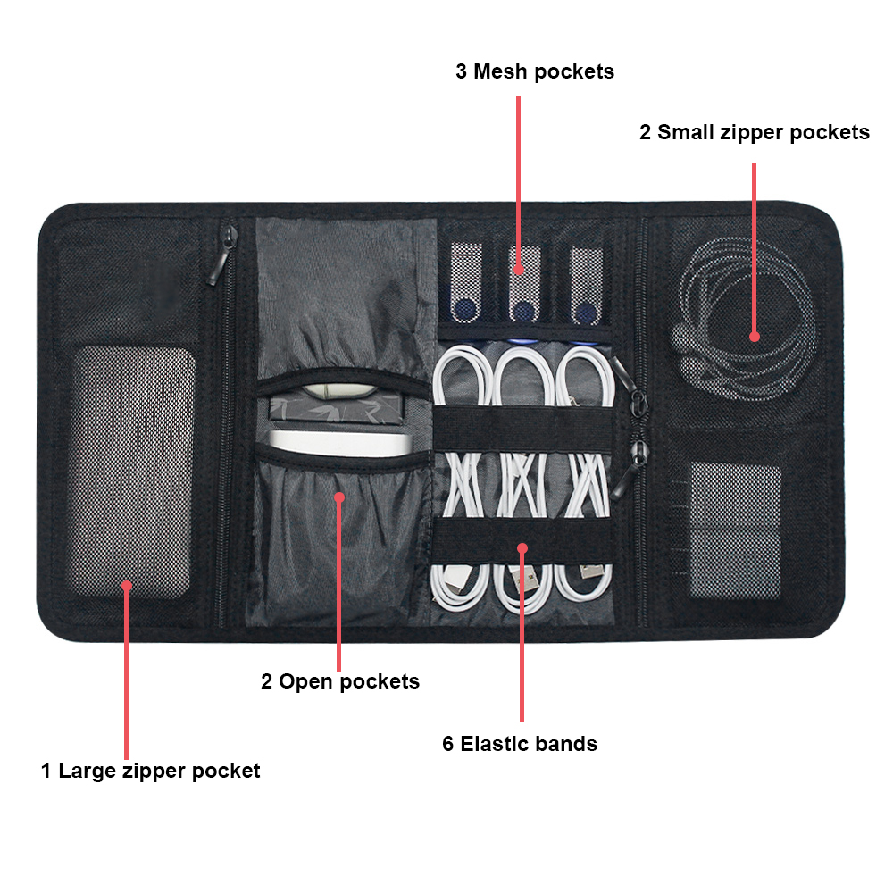 Tas Organizer Teknologi Tempat - Tech Accessories For Office ulasan dan harga