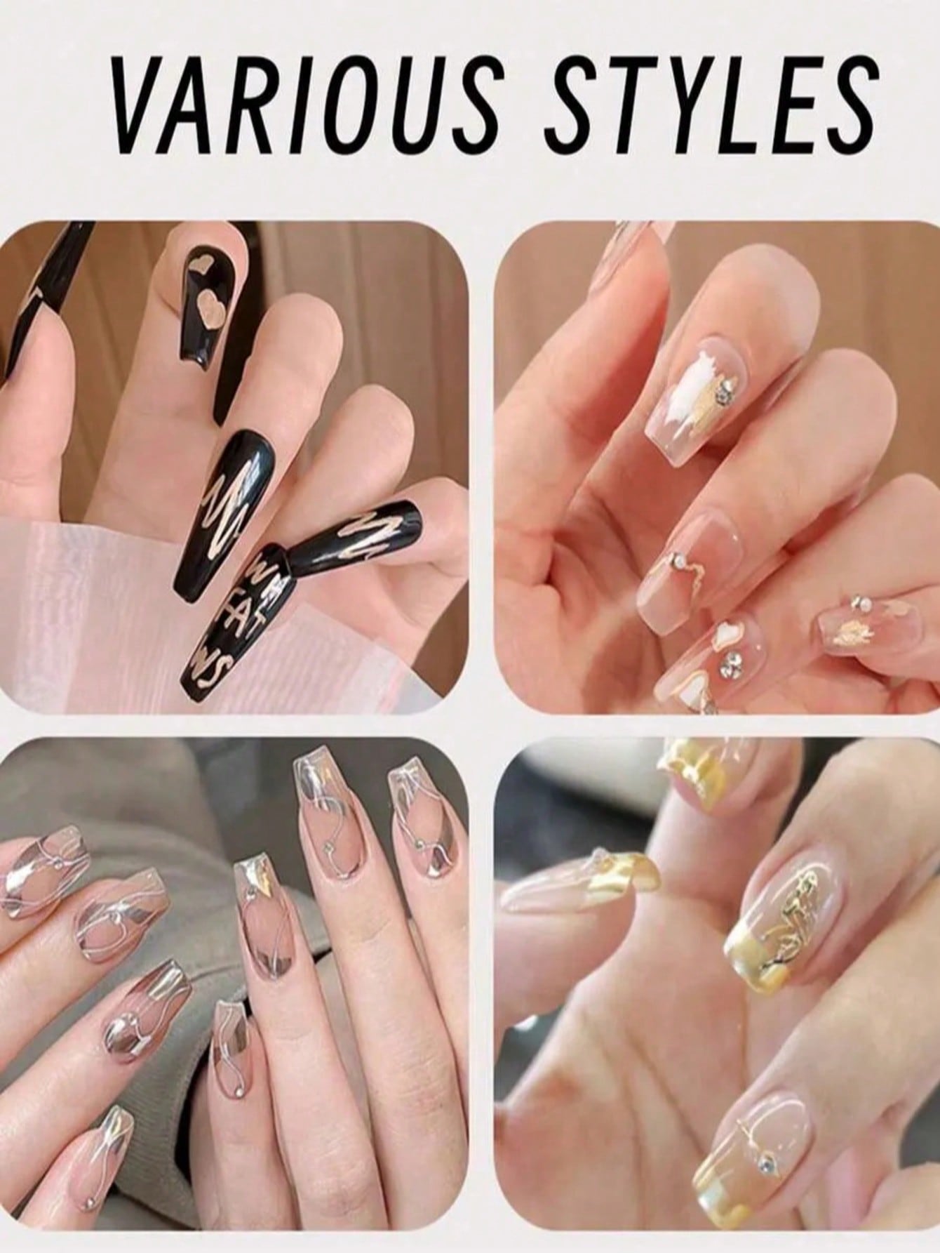 Pena Nail Art 0.8mm 1PC, Putih - Nail Tech Accessories ulasan dan harga