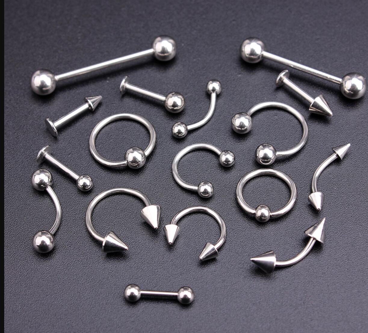 30pcs Campuran Rivet Tindik Pu - Y2K Tech Accessories ulasan dan harga