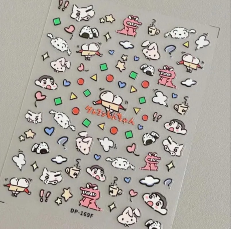 Crayon Shin-chan Kertas Kreati - Nail Tech Accessories ulasan dan harga
