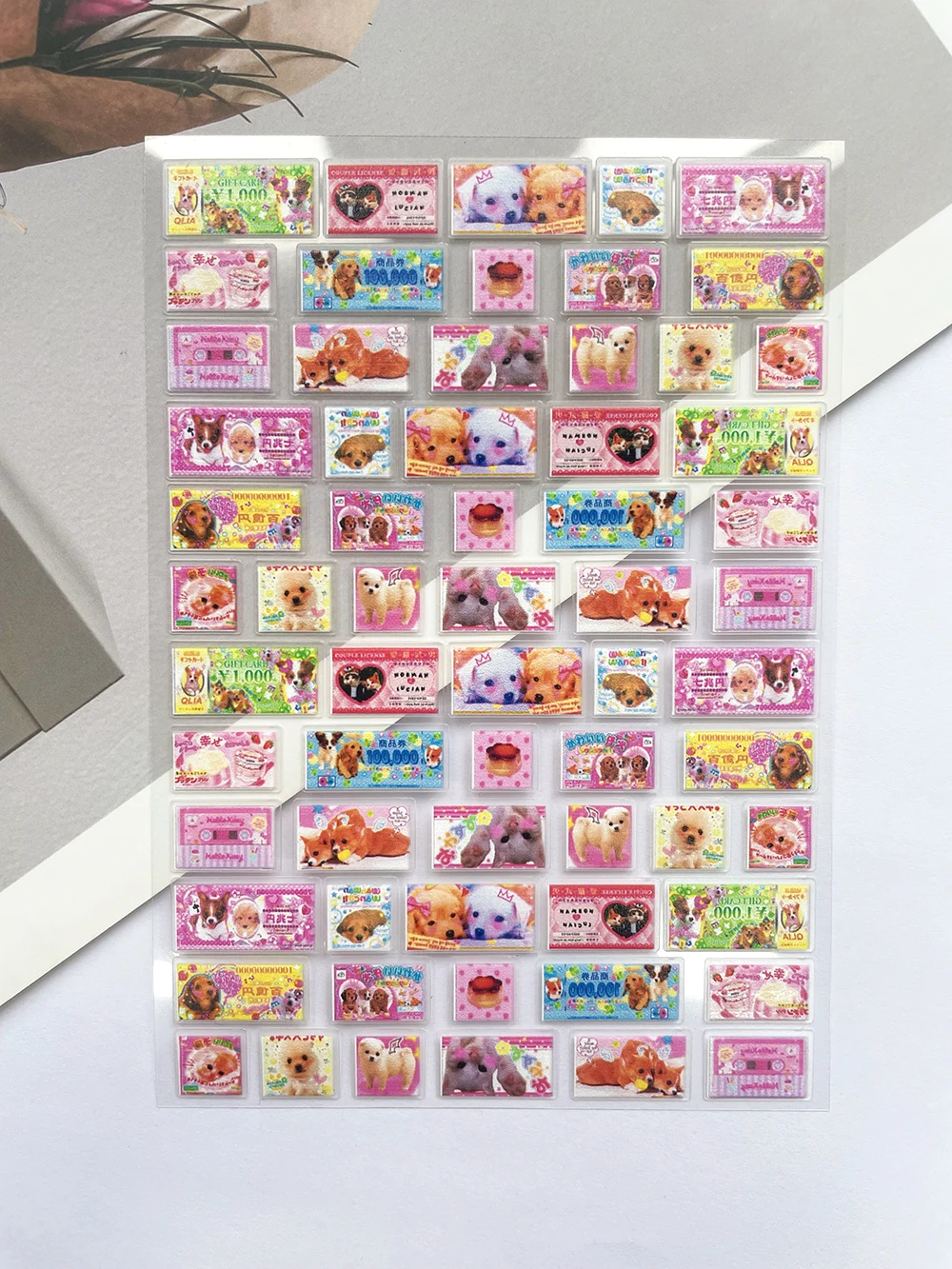Stiker Mini PVC Lucu Gambar Ku - Nail Tech Accessories ulasan dan harga