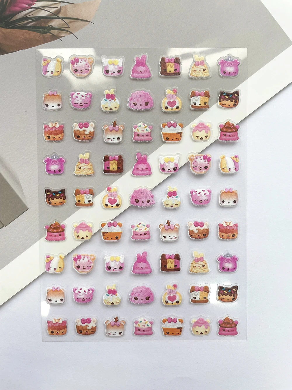 Stiker Mini PVC Lucu Gambar Ku - Nail Tech Accessories ulasan dan harga