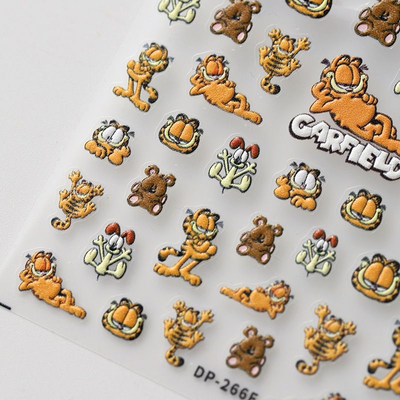 Stiker Relief Kuku Gaya Kartun - Nail Tech Accessories ulasan dan harga