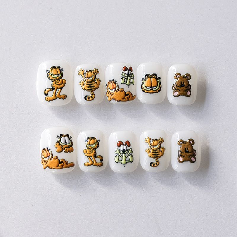 Stiker Relief Kuku Gaya Kartun - Nail Tech Accessories ulasan dan harga